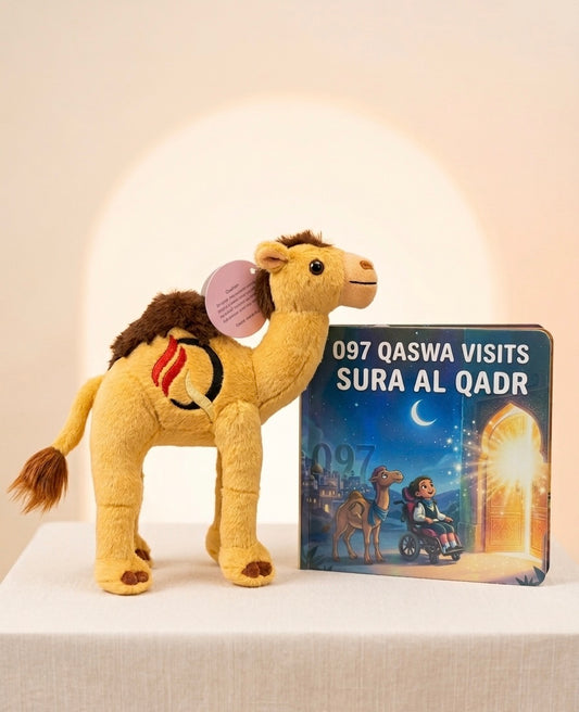 Qaswa Plush & Surah Al Qadr Book