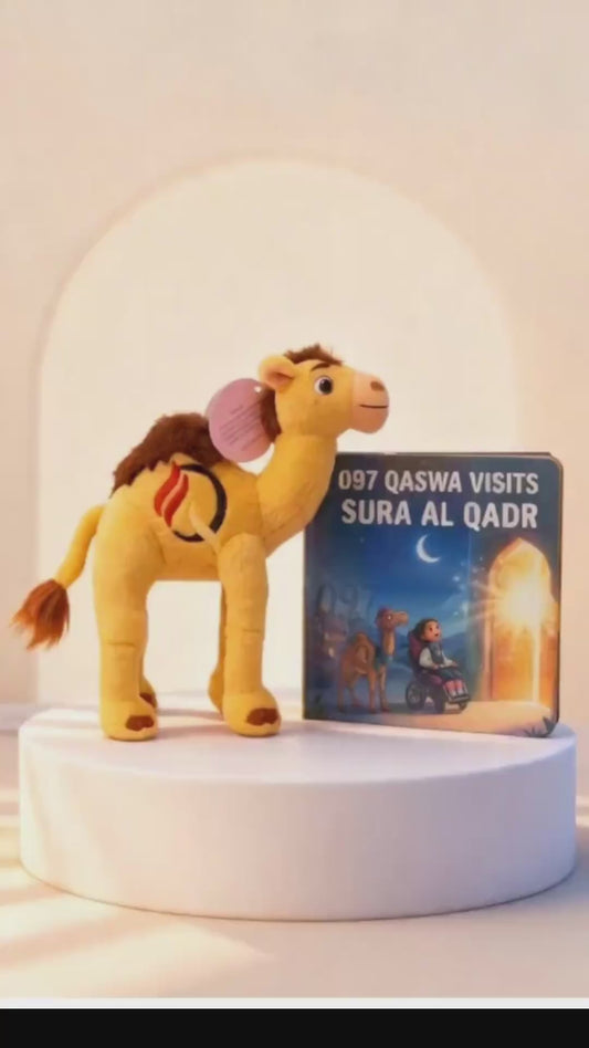 Qaswa Plush & Surah Al Qadr Book